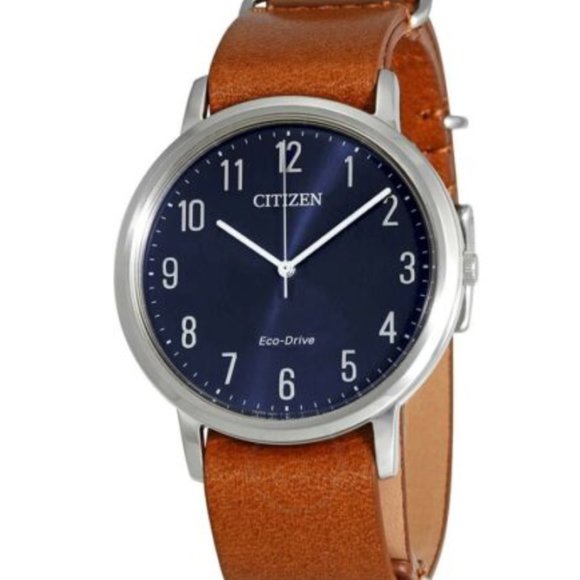 Sale! Citizen Brown Leather Band 40mm Watch - Picture 2 of 3